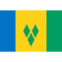 Länderfahne St. Vincent und die Grenadinen