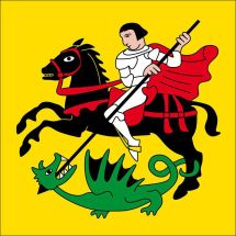 Gemeindefahne 1720 Corminboeuf altes Wappen Superflag® 100x100 cm