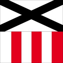 Gemeindefahne 1745 La Brillaz Superflag® 150x150 cm