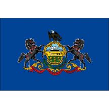 Fahne Bundesstaat Pennsylvania USA
