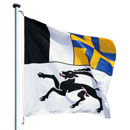 Kit complet drapeau avec mât et pied - Pavillon LAVAGE