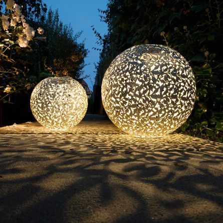 Boules solaires à LED «Leaves Ornament Antique»