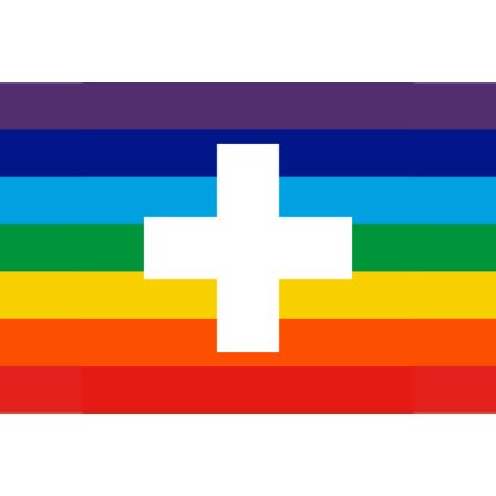 Hissfahne «Regenbogen Suisse»