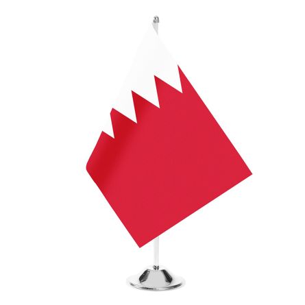 Drapeau de table Bahreïn Satin 150 g/m2 22x15 cm